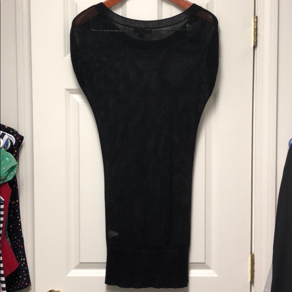 Mesh-ish Knit Tunic-slight silver sparkle.